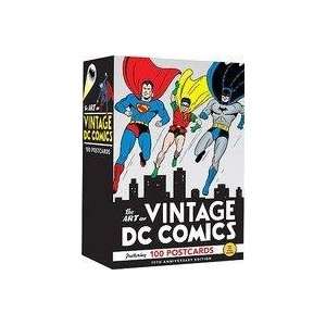  The Art of Vintage DC Comics 100 Postcards [Card Book 