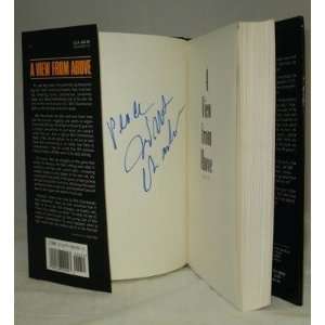  WILT CHAMBERLAIN Autographed VIEW FROM ABOVE Book 