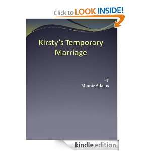 Kirstys Temporary Marriage Minnie Adams  Kindle Store