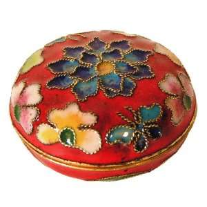  Flowers of Tibet Cloisonne Bpx Naga Land Tibet Sacred 