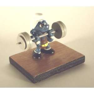  Collectible Vintage Smurf Exercise Figure 