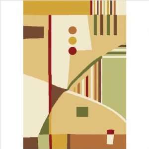 Pellagio Ivory / Gold Visions Contemporary Rug Size 5 