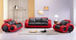 4088 Modern Italian Leather Living Room Set  