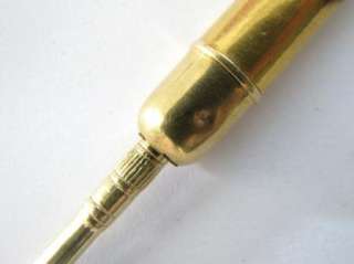 RARE RUSSIAN IMPERIAL 18K SOLID MARKED GOLD&RUBY MAGIC PENCIL 1880S 