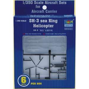    Trumpeter 1/350 SH 3 Sea King Helicopter Set (6) Toys & Games
