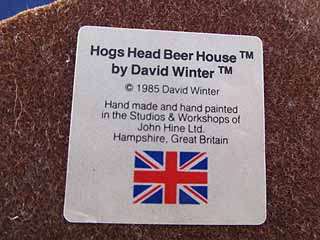David Winter Retired 1985 Hogs Head Beer House Cottage  