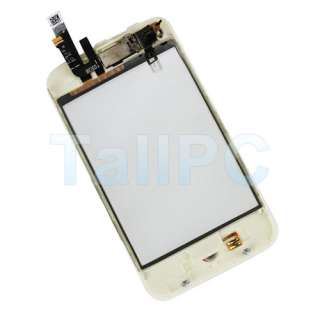 White Mid Frame Bezel Touch Screen Digitizer Home Button Assembly for 