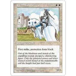 White Knight Playset of 4 (Magic the Gathering  5th Edition Uncommon)