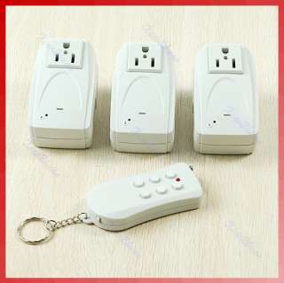 Indoor Wireless Remote Control RF AC Power Outlet Plug Switch With 