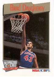 1991 92 Hoops #457 Brad Daugherty SC  