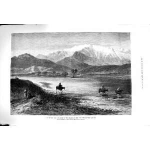  1879 Afghan War Mountains Scene Disaster 10Th Hussars 