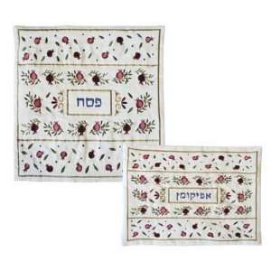   Embroidered Matzah and Afikoman Cover CAT# MME   2 