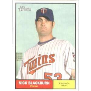  2010 Topps Heritage #63 Nick Blackburn   Minnesota Twins 