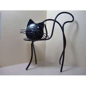  Wire Cat Candle Holder   Spooky Nite