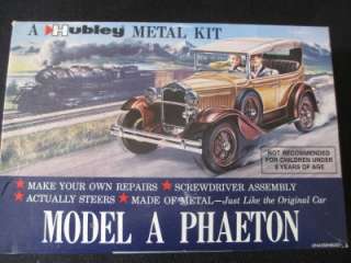   1927 32 Ford Model A Phaeton Metal Model Car Kit 1/20 No.4856  