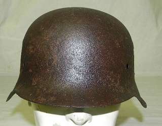 GERMAN WWII M42 STEEL HELMET SHELL   