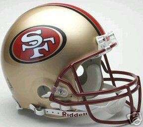 49ers 1996 2008 Riddell Authentic Pro Line NFL Helmet  