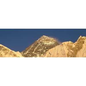 Mount Everest, Low Angle View of a Mountain Peak, Nepal Photographic 