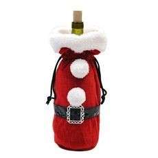 Christmas Santa Suit Wine Bottle Bag * Wine Holder * Holiday * New 