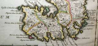 1745 Ottens (De LIsle) WINDWARD ISLANDS + MARTINIQUE  