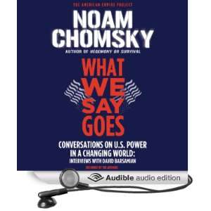   World (Audible Audio Edition) Noam Chomsky, David Barsamian Books