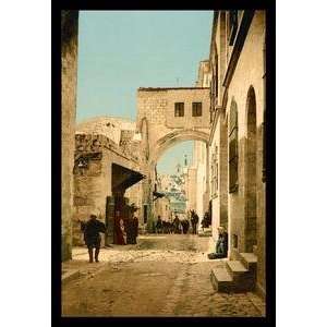  Paper poster printed on 20 x 30 stock. Arch of Ecce Homo 