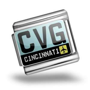  Italian Charms Original Airport code CVG / Cincinnati 