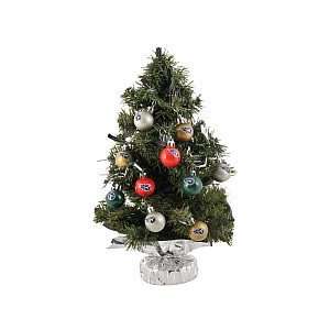   Tennessee Titans Table Top Tree With Ornaments