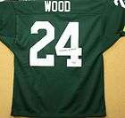 willie wood autographed green bay packers jersey expedited shipping 
