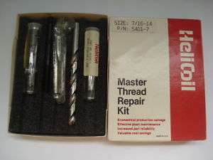 HeliCoil Master Thread Repair Kit 5401 7 7/16 14 NEW  