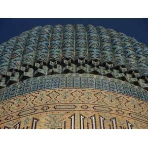  Detail of Dome of the Gur Emir Mausoleum, Samarkand 