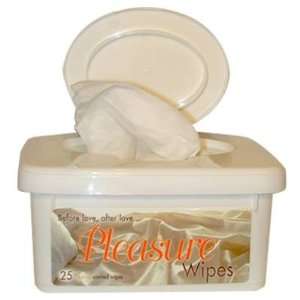  Pleasure Wipes Tub   Strawberry 25/tub Health & Personal 