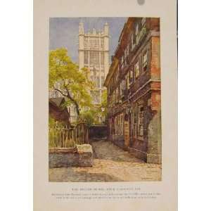   Painting By Haslehust Record Office Clifford Inn Print