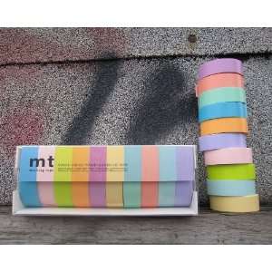  MT Washi Masking Tape 10P Light Colours Box Office 