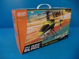 Flite Blade SR 120 Electric R/C Helicopter BNF Single Rotor LiPo Sub 