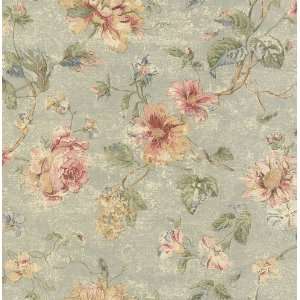 Brewster FD64028 Beacon House Madison Florals Maxwell Rose Wallpaper 