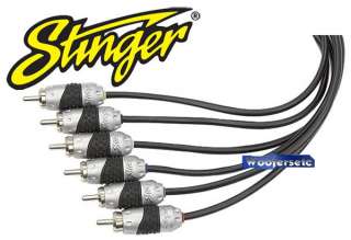 SHI6317 STINGER 17 FOOT 6 CHANNEL HPM3 RCA CABLES WIRES  