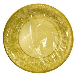  Paper Plates  Golden Jacquard Salad / Dessert Plates Kitchen