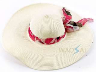 Womens Summer Wide Large Floppy Wire Brim Beach Hat HOT  