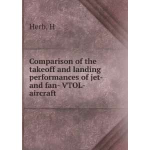   takeoff and landing performances of jet  and fan  VTOL  aircraft H