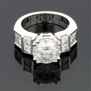 58 14KW MOISSANITE SPECTACULAR JULIA RING ~ EXCLUSIVE  