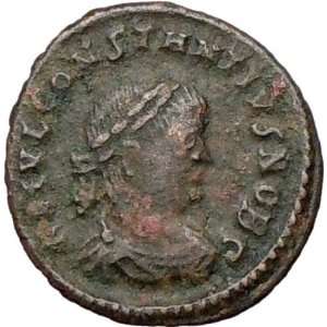 CONSTANTIUS II as Caesar 324AD Authentic Ancient Roman Coin LEGIONS 
