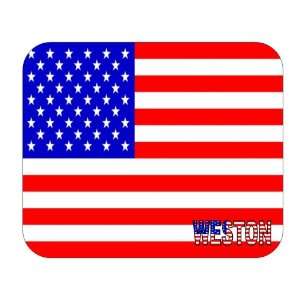  US Flag   Weston, Florida (FL) Mouse Pad 