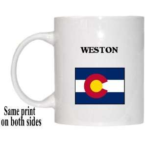    US State Flag   WESTON, Colorado (CO) Mug 