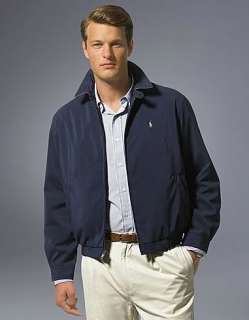 NWT $125 Polo Ralph Lauren Mens Bi Swing Navy Blue Golf Jacket Small S 