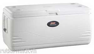 Coleman 150 Quart 6 Day White Heritage XP H20 Marine Cooler Holds 223 