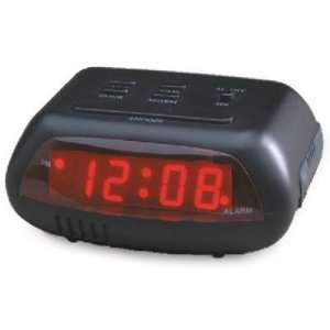  Geneva/Advance Clock Co 3138AT Euro 0.6 LED Black Case 