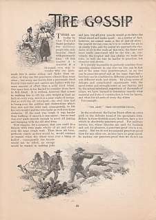 1897 Article Tire Gossip Boston Woven Hose & Rubber Co  