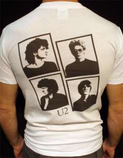 U2 t shirt vintage 1981 boy tour album jersey wht****  