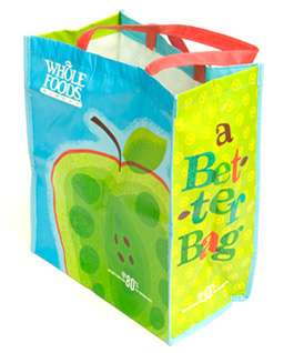WHOLE FOODS REUSABLE BAGS SPROUTS APPLE BAGS LIMTED  